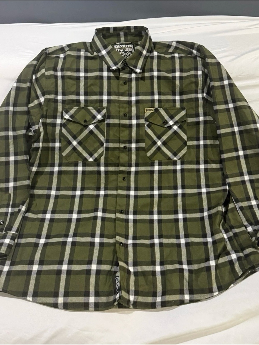 NWOT Dixxon  Flannel Co. THE .556 Snap Button Flannel Flannel Shirt Mens LMTD
